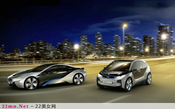 时尚动感宝马BMW i8概念车6