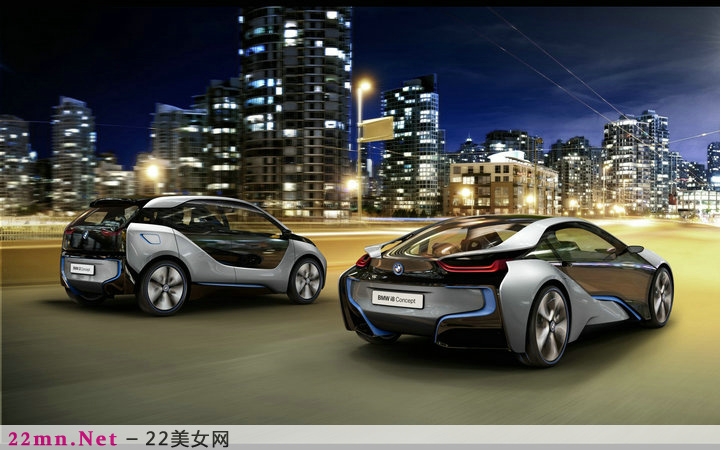 时尚动感宝马BMW i8概念车7