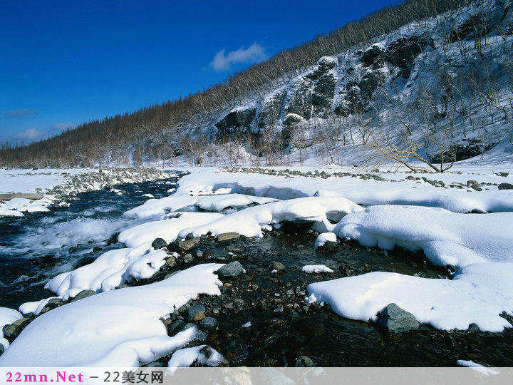 中国名山冬天的唯美雪景图片11