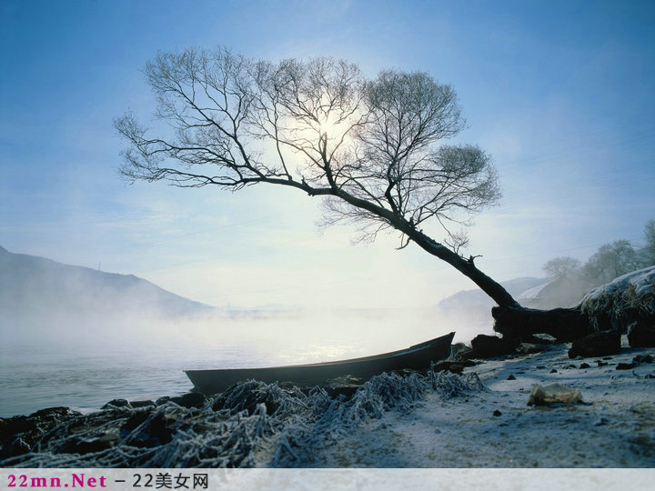 中国名山冬天的唯美雪景图片13