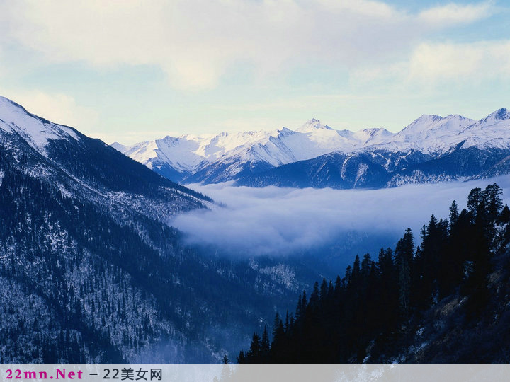 中国名山冬天的唯美雪景图片18