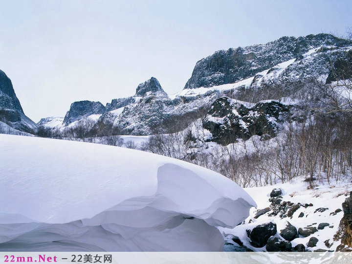 中国名山冬天的唯美雪景图片20