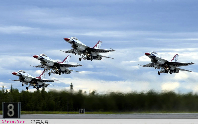 美国空军的雷鸟飞行表演队（USAF Thunderbirds）1