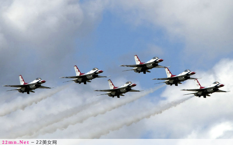 美国空军的雷鸟飞行表演队（USAF Thunderbirds）4