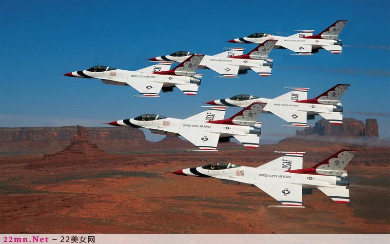 美国空军的雷鸟飞行表演队（USAF Thunderbirds）15