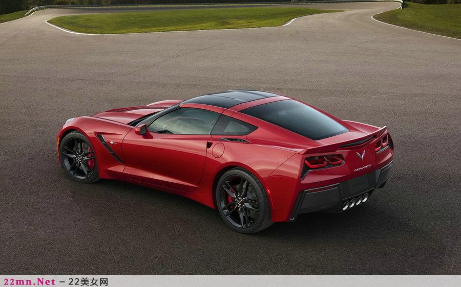 克尔维特Corvette红色超级跑车1