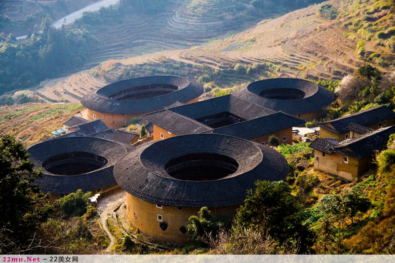 福建永定龙岩客家土楼图片1