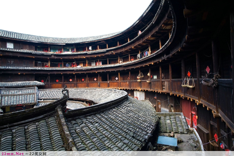 福建永定龙岩客家土楼图片8