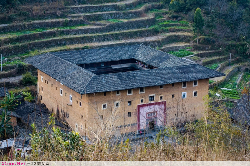 福建永定龙岩客家土楼图片17