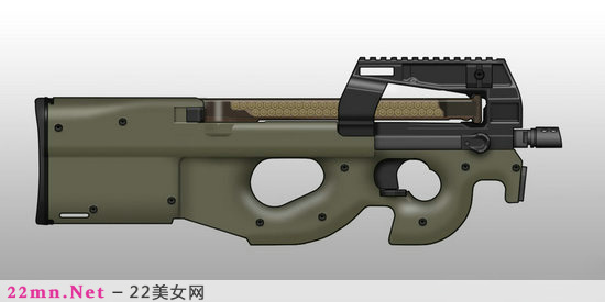 比利时单兵作战武器P90冲锋枪4