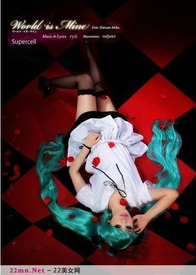 嫩模初音未来Cosplay美图14