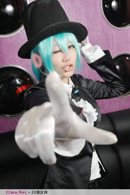 嫩模初音未来Cosplay美图18